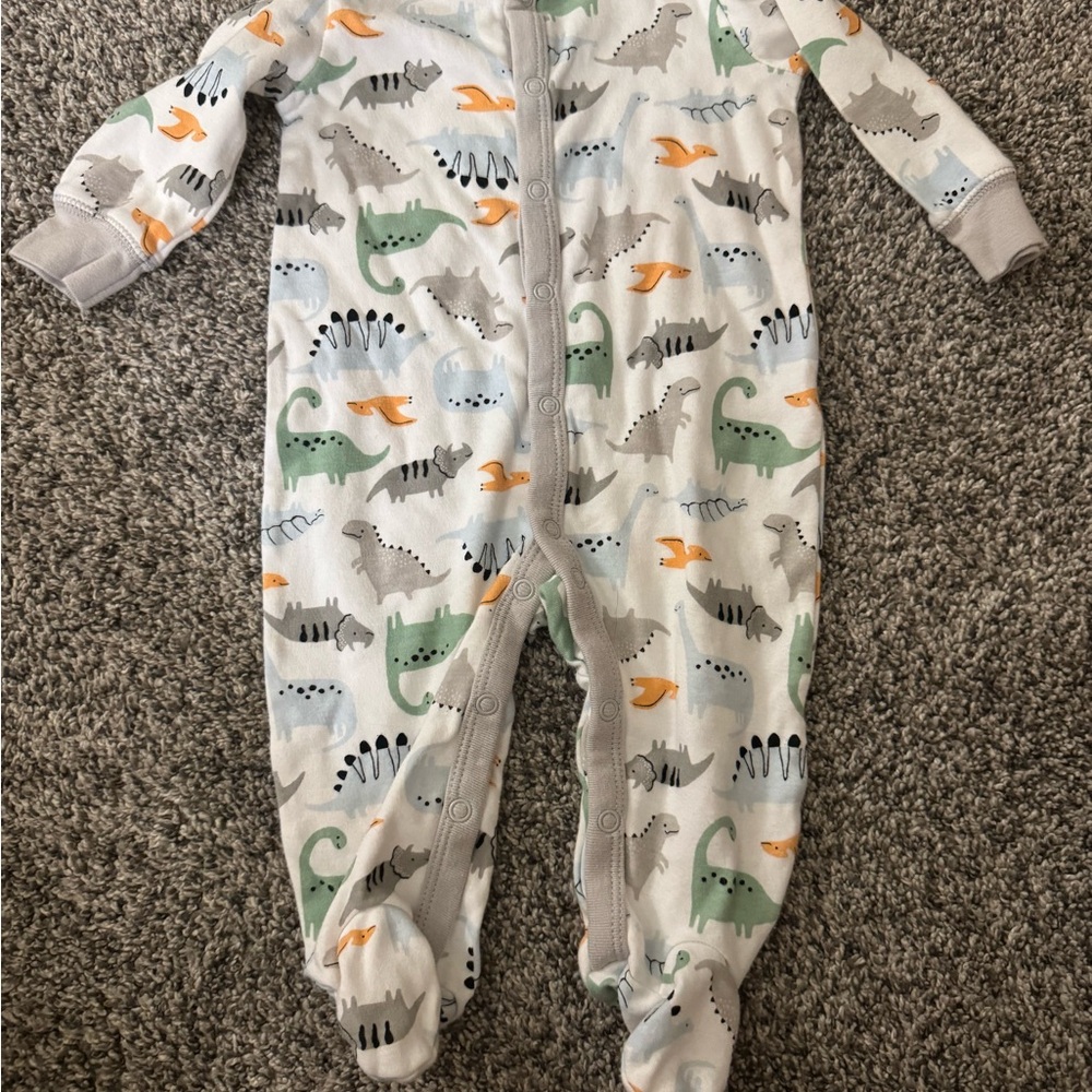 Carter's Multicolor Dinosaur Footie